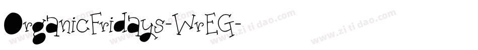 OrganicFridays-WrEG字体转换