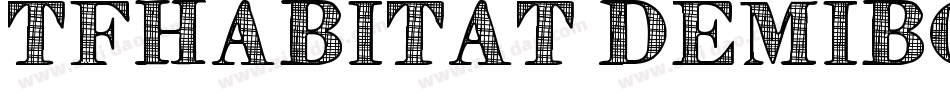 TFHabitat-Demibold字体转换