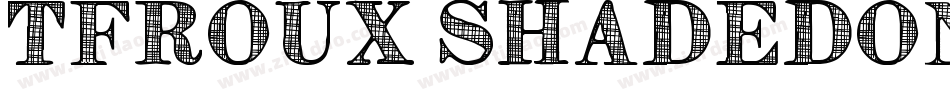 TFRoux-ShadedOne字体转换