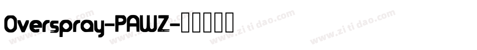 Overspray-PAWZ字体转换