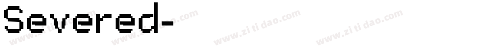 Severed字体转换