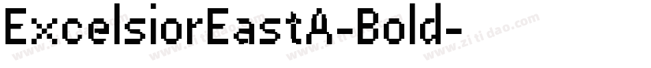 ExcelsiorEastA-Bold字体转换