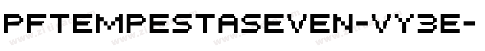 PfTempestaSeven-vy3E字体转换