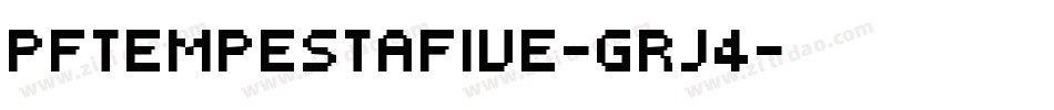 PfTempestaFive-gRj4字体转换