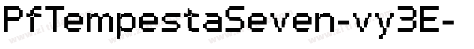 PfTempestaSeven-vy3E字体转换