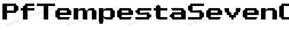 PfTempestaSevenCompressed-7o9K字体转换