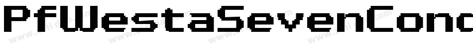 PfWestaSevenCondensed-KMBy字体转换