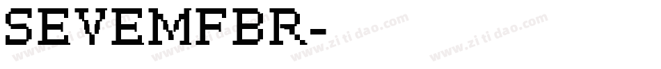 SEVEMFBR字体转换