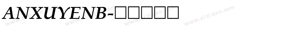 ANXUYENB字体转换