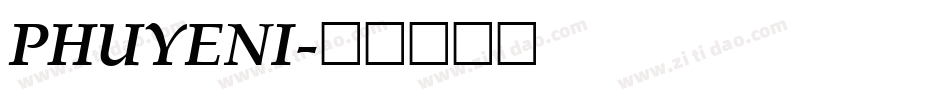 PHUYENI字体转换