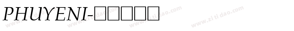PHUYENI字体转换