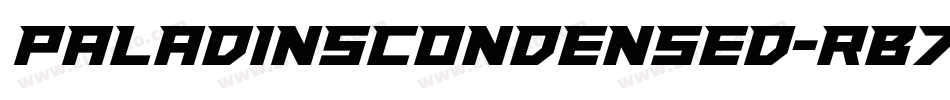 PaladinsCondensed-rB77字体转换