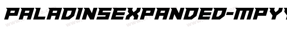 PaladinsExpanded-MPYY字体转换