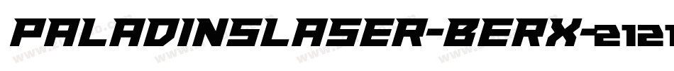 PaladinsLaser-BERx字体转换