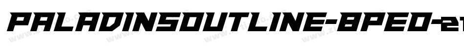 PaladinsOutline-8PE0字体转换