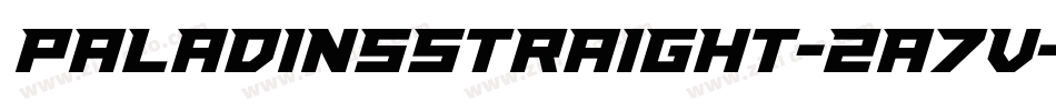 PaladinsStraight-2a7v字体转换