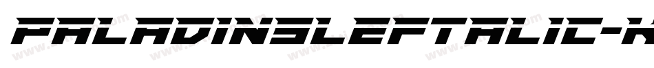 PaladinsLeftalic-KmB7字体转换