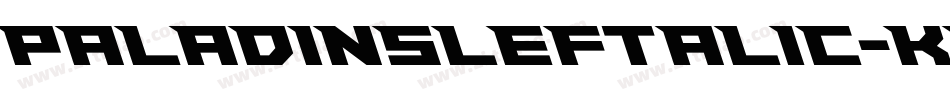PaladinsLeftalic-KmB7字体转换