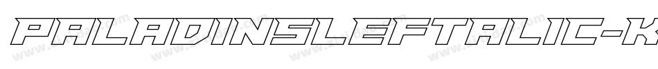 PaladinsLeftalic-KmB7字体转换