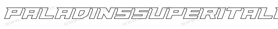 PaladinsSuperItalic-vz3A字体转换