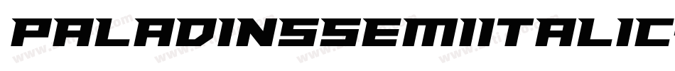 PaladinsSemiItalic-Y6Yo字体转换