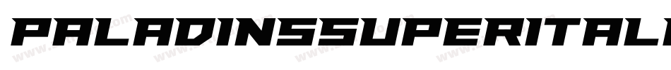 PaladinsSuperItalic-vz3A字体转换