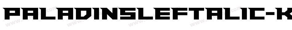 PaladinsLeftalic-KmB7字体转换