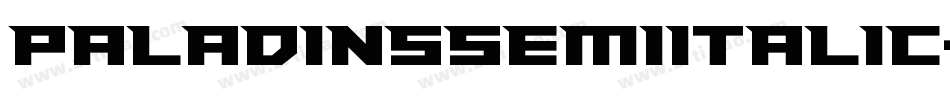 PaladinsSemiItalic-Y6Yo字体转换