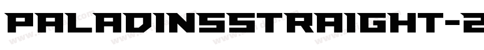 PaladinsStraight-2a7v字体转换