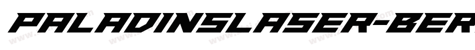 PaladinsLaser-BERx字体转换