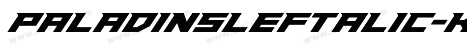 PaladinsLeftalic-KmB7字体转换