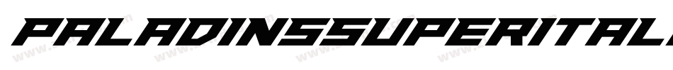 PaladinsSuperItalic-vz3A字体转换