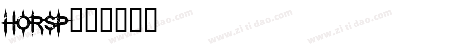 HORSP字体转换