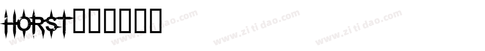 Horst字体转换