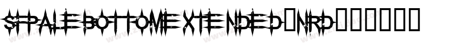 SfPaleBottomExtended-nrD0字体转换 SfPaleBottomExtended-nrD0字体转换