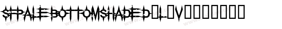 SfPaleBottomShaded-l8V0字体转换 SfPaleBottomShaded-l8V0字体转换
