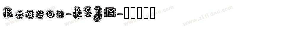 Beacon-R5JM字体转换