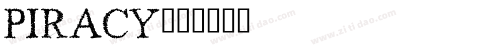 PIRACY字体转换