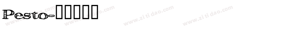 Pesto字体转换