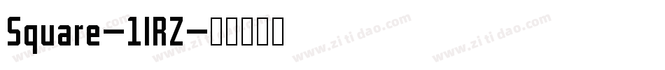 Square-1lRZ字体转换