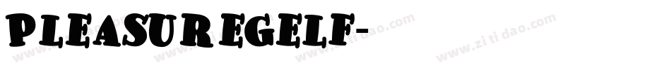 PleasureGelf字体转换