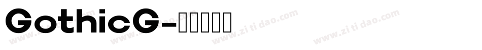GothicG字体转换