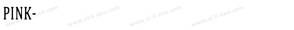 PINK字体转换
