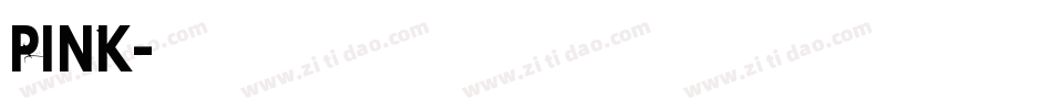 PINK字体转换