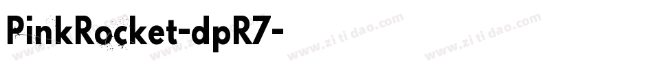 PinkRocket-dpR7字体转换