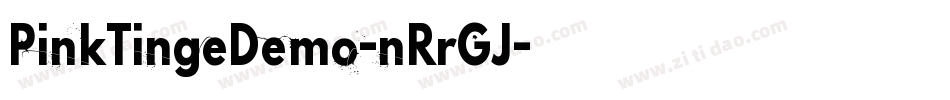 PinkTingeDemo-nRrGJ字体转换
