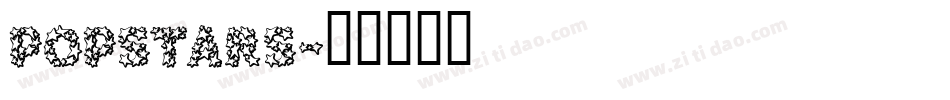POPSTARS字体转换