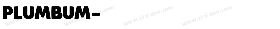 plumbum字体转换