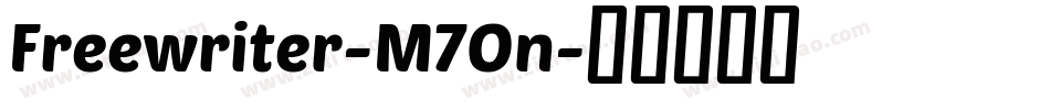 Freewriter-M7On字体转换
