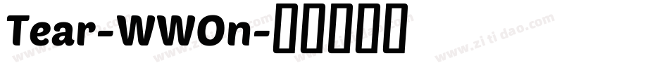 Tear-WWOn字体转换
